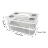 1pc Mealworm Breeding Box Transparent Corn Worm Feeding Farm Bins Mealworm Farm For Bearded Dragon Birds Chickens Frogs Lizards