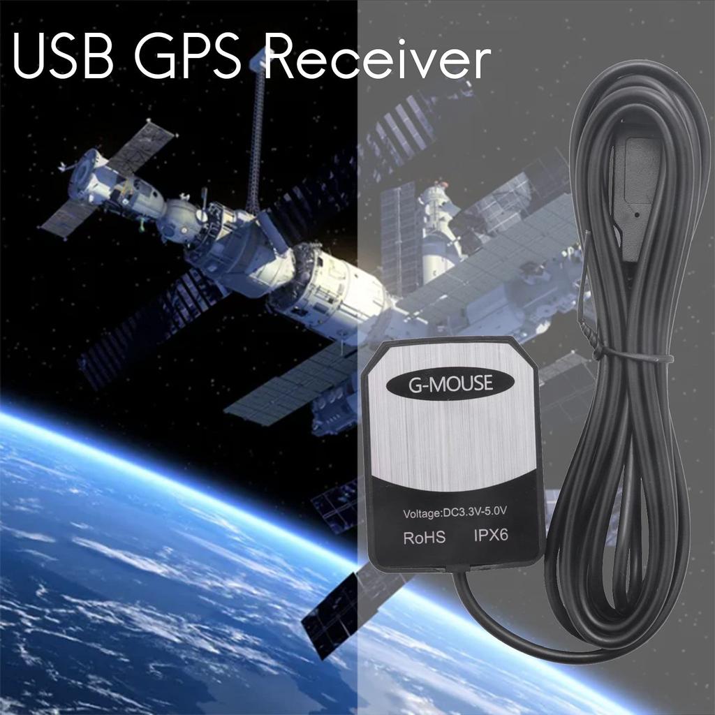 Applicable à l'acquisition de données GPS; PC; Récepteur USB GPS de Navigation pour Ordinateur Portable; Module d'antenne Gmouse; Compatible avec Google Earth et Windows