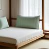 Stable Pillow Cover with Elastic Bands Travel Pillow Cover Anti-slip Quilted Waffle Pillowcase Protect from Dust Sweat And Stain