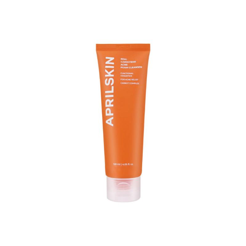 APRILSKIN Real Carrotene Acne Foam Cleanser Пенка для умывания 120 мл
