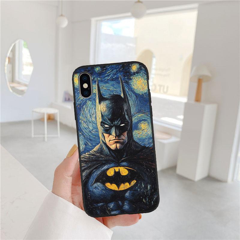 CJ15 Batman Soft Shell Phone Case for OPPO A40 A60 A80 A15 A16 A16K A12 A17 A17K A54 A54S A53 A53S A55 A56 A57 A98 F23