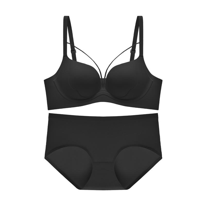 Traceless gathering, secondary breasts underwear, sexy pure desire to support, showing big breathable leopard print, small chest, no steel ring bra