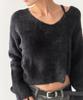 THE GREEN LAB Hairy Soft Knit [Black]