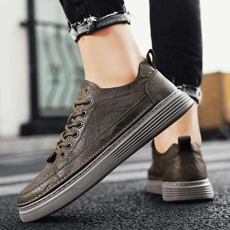 Pánské ležérní čtyřsezónní módní skateboardingové studentské pohodlné tenisky chlapecké trendy měkká podrážka prodyšné boty