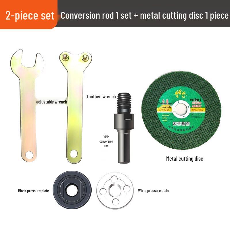 Electric Drill Converter Kit: Hand Drill, Angle Grinder, and Cutting Accessories