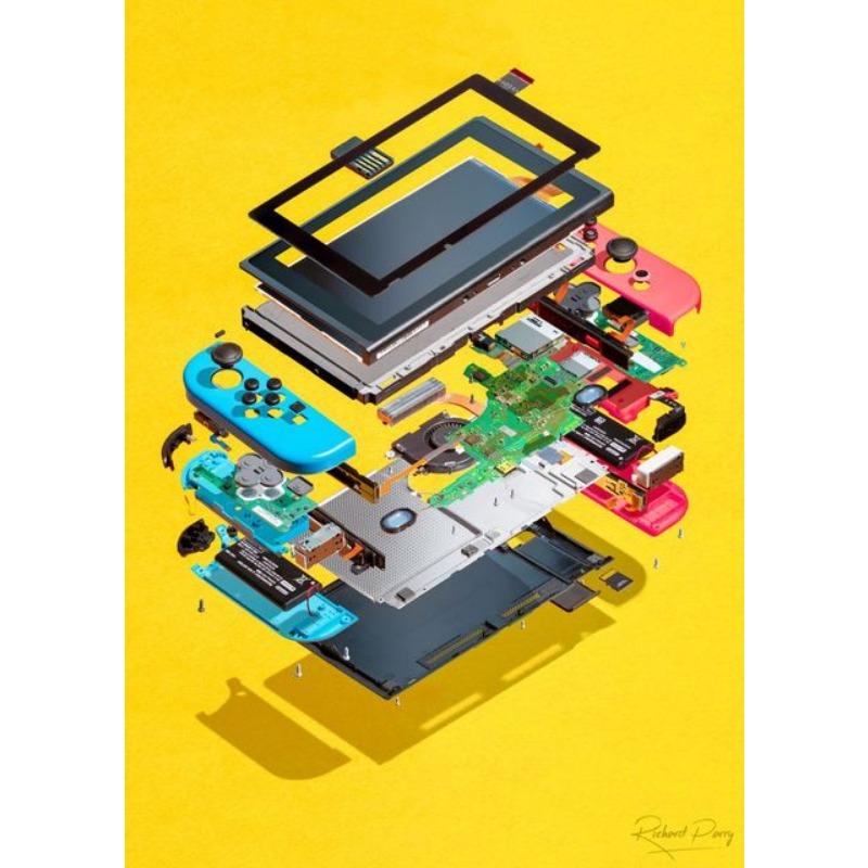 

Красочные плакаты и принты PlayStation Dismantle Картины на холсте Настенные картины Современный декор для игровой комнаты для дома Подарок Cuadros 21cm×30cm NoFrame