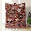 Cozy Winter Elements Print Blanket Bedroom Blanket for Livingroom Couch Lunch Break Soft Throw for Friend's Festival Gift