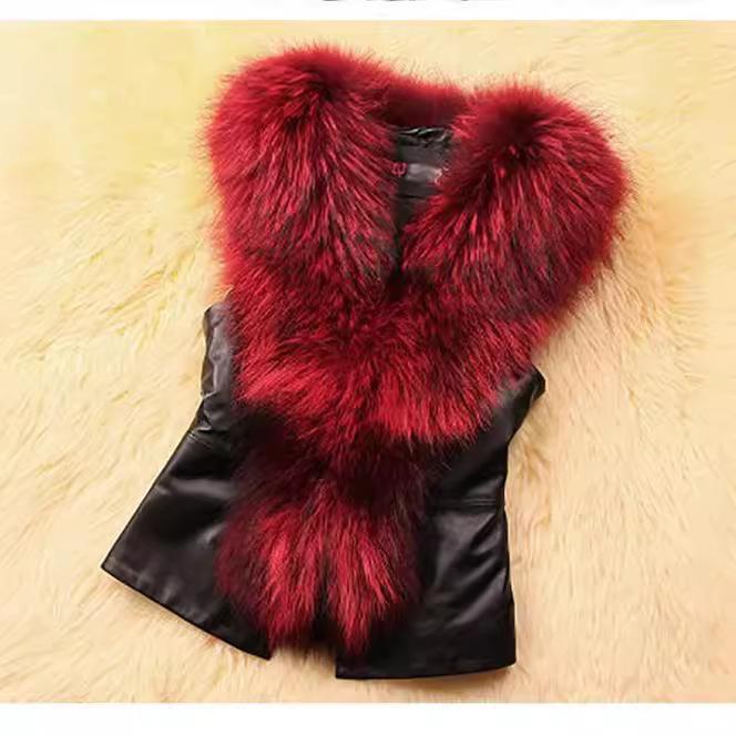 Women's Faux Fur Jacket Sleeveless Smooths Your Silhouette Jumper Vest Cropped Fashionable Ladies Clothing