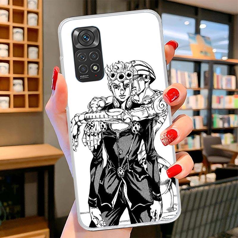 JoJo Bizarre Adventure Cover Phone Case For Xiaomi Redmi Note 15 14 13 12 11 10 Pro Plus 14S 12S 11S 11T 11E 10S Soft Fundas She