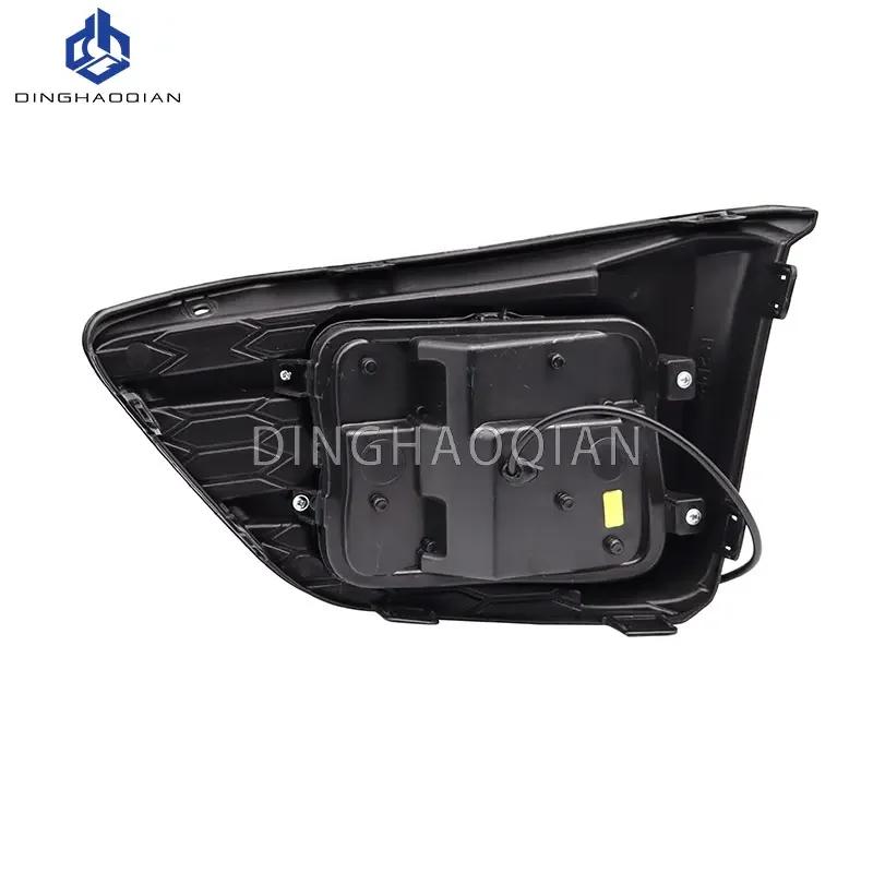 2Pcs DRL for Honda Jazz Fit 2014 2015 2016  LED Daytime Running Lights Daylight Fog Lamp with Turn Signal Light