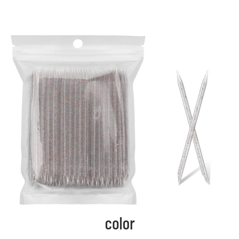 Dual-Ended Crystal Nail Tool: Pointed & Flat for Nail Art and Removal