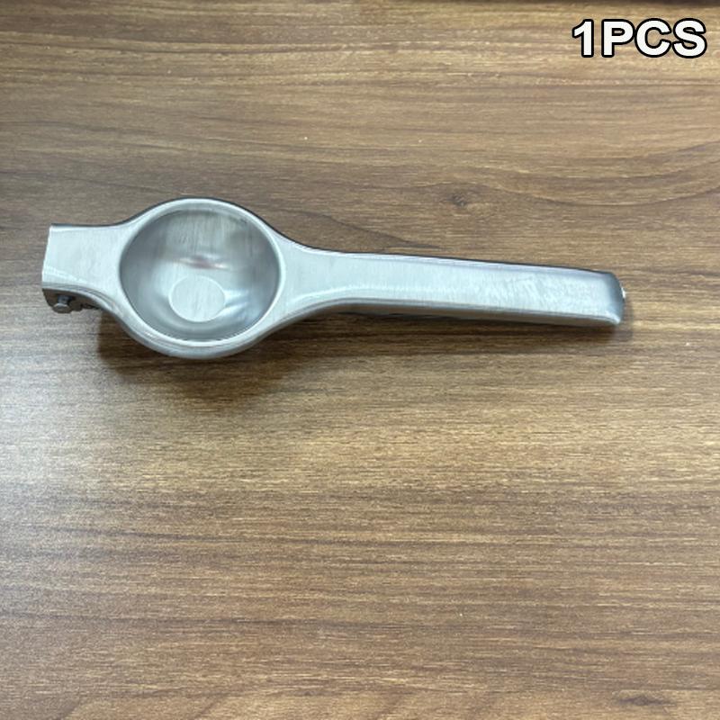 1pc Stainless Steel Lemon Squeezer Handheld Lemon Lime Orange Squeezer Citrus Juicer Lemon Fruit Pressing Lemon Juice Squeezer