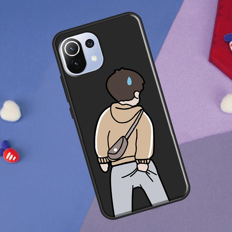 Cartoon Couple Love Boy Girl Cover For Xiaomi 13 14 Ultra 11T 12T 13T 14T Pro POCO X7 Pro X3 X5 F3 F5 F6 M6 X6 Pro Case