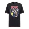 Duke Mens Hugh D555 Highway To Hell AC/DC Crew Neck Kingsize T-Shirt