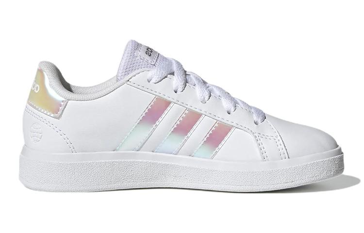 Adidas Grand Court 2.0 Big Kid 'White Iridescent' GY2326