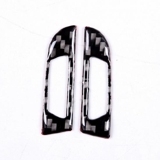 Carbon Side Air Outlet Pulley Button trim Cover For Maserati Ghibil 2014-22