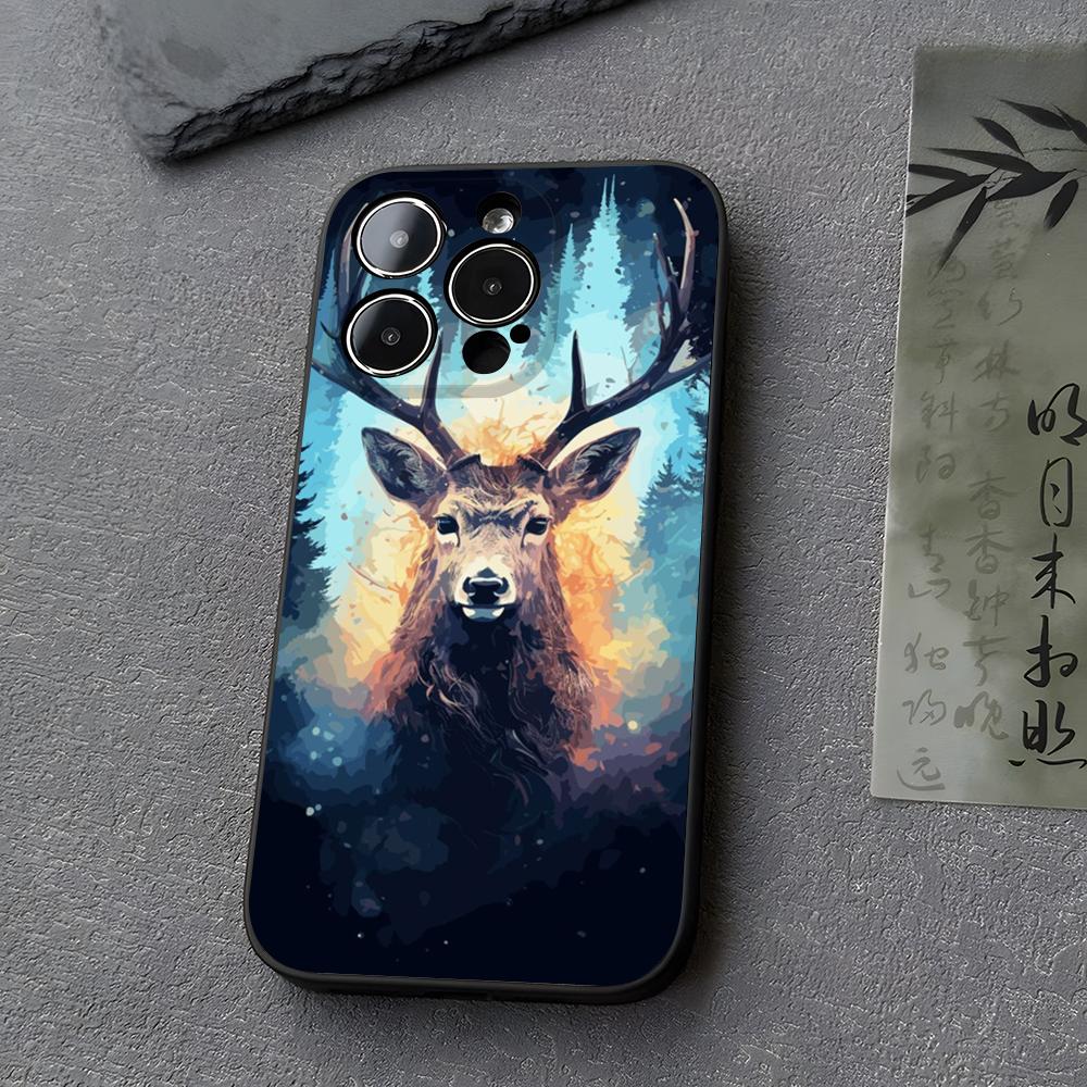 

Deer Hunting Camo Phone Case Funda For Iphone 13 17 16 11 15ProMax 14 12 Pro Xs Max Mini Xr X 7 8 6 6s Plus Covers iPhone 11