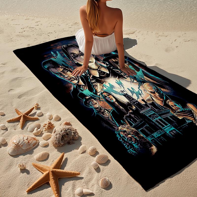 Colorful Web Adams Design Beach Towel, Super Soft Microfiber, Gift for Her/Him, Birthday, for Pool, Beach, Travel, Home Decor Fan gifts