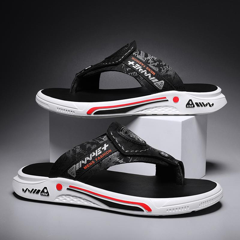 Fashion CYYTL Flip Flops Summer Mens Slippers Casual Shoes Beach Sandals Outdoor Slides Walking Comfort Designer Fashion Leather Luxury