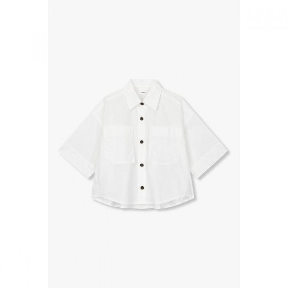 Studio Tomboy Front Two Pocket Shacket 9176221986 white (01)/S(55)