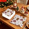 20pcs Disposable Napkins with Christmas Collection Pattern Print for Wedding,Parties,and Daily Use for Thanksgiving Fall Christmas Table Decoration