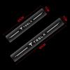 phbvg5 4PCS Car Threshold Protector Transparent Decorative Badge Sticker For Tesla Model 3 S X Y Style Tire Leakproof Auto Accessories