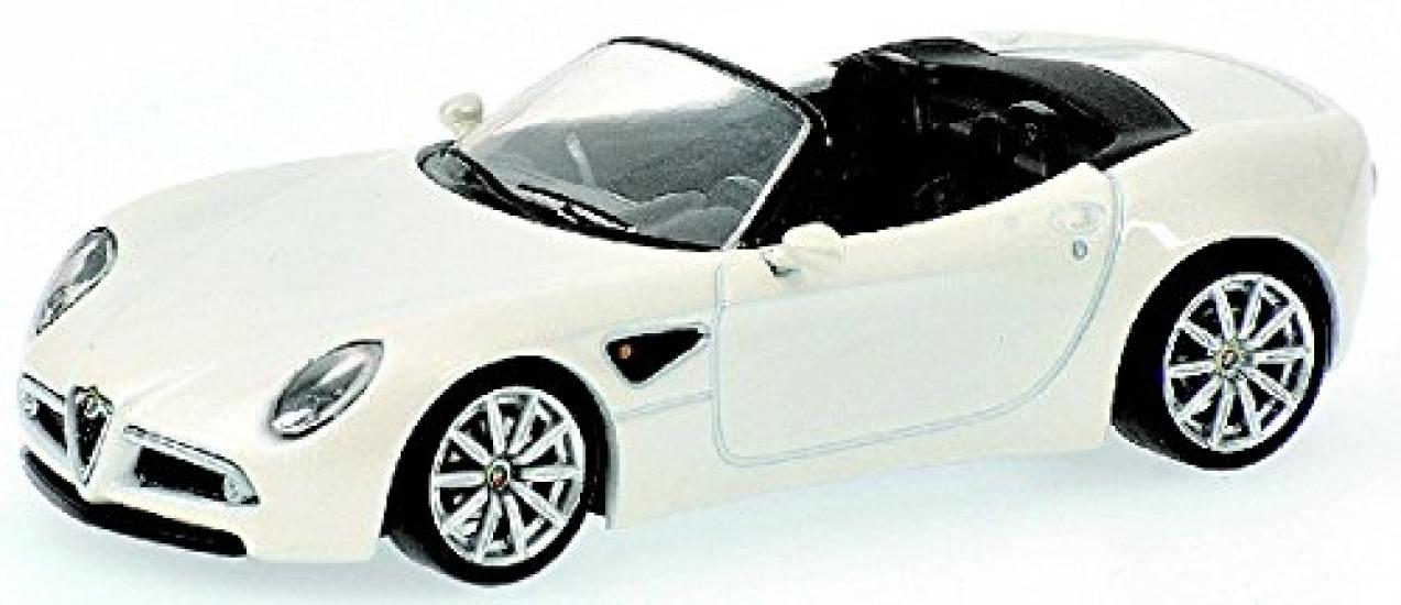 

Alfa Romeo 8C Белый металлик [MINICHAMPS] 1/64 Спайдер,