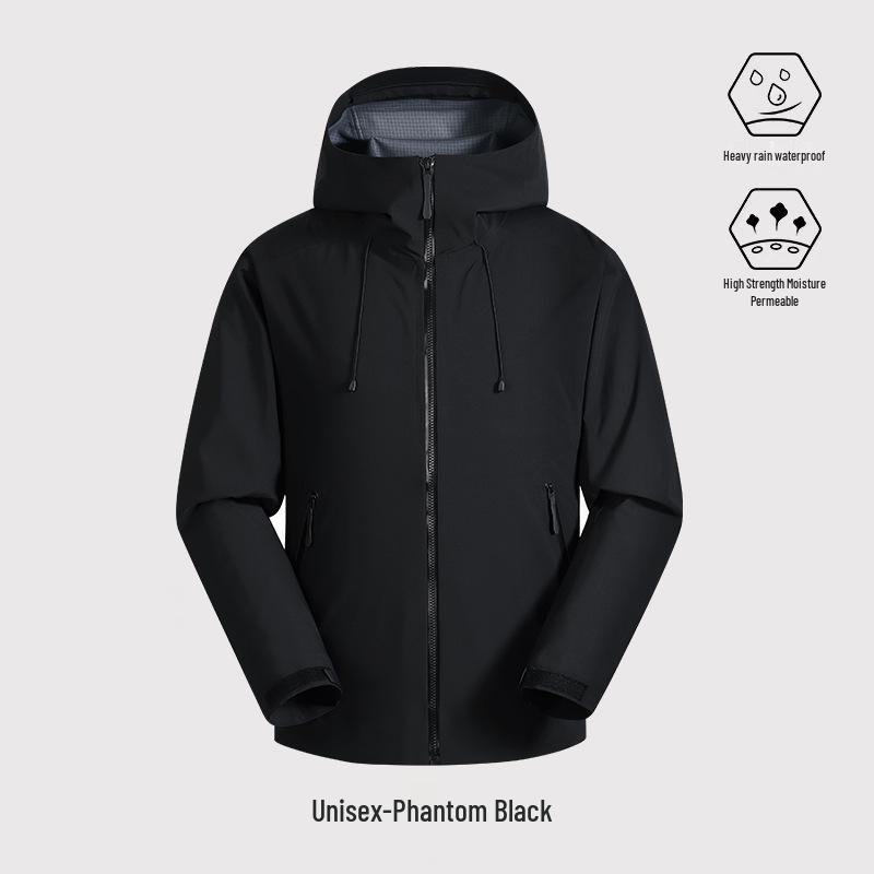 Bird's Style All-Weather Mountaineering Jacket: High Moisture and Vapor Permeability, Waterproof, Unisex for Couples