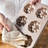 6 Hole Baking Pan Carbon Steel Cake Baking Mold Baking Tray Non-Stick Muffin DIY Cartoon Cake Pan Moulds Donut Baking Pans