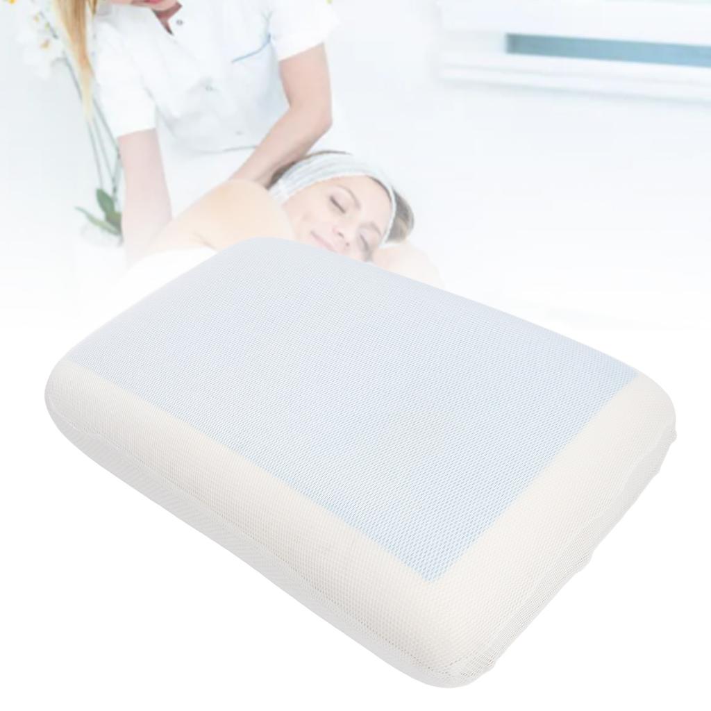 Memory Foam Gel Pillow Reversible Double Sided Breathable Orthopedic Support Ventilated Cooling Gel Pillow for Sleeping