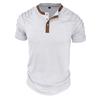 Men's Shirt Raglan T-shirt  Clothing  Outdoor Casual Short Sleeve Ruffled Collar Fashion Design Comfortable