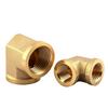 1/8" 1/4" 3/8" 1/2" NPT Female Equal Elbow 90 Degree Brass Pipe Plumbing Fitting Connector 150C 357 PSI Water Gas Oil Block