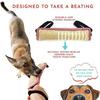 Durable Dog Tug Toy 2 Strong Handles Interactive Pet Toys for Small Large Dogs Jute Bite Pillow Puppy Training Play Game