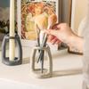 Nordic Home Desktop Storage Decorations Ceramic Creative Pen Holder Candlestick Makeup Pen Storage Shelf Multi Functional