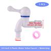 S60 1"3/4"1/2" IBC Tank Adapter 1/2"3/4" Drain Faucet IBC Tank Faucet Adapter Threaded Connector Replacement Valve Fitting Parts
