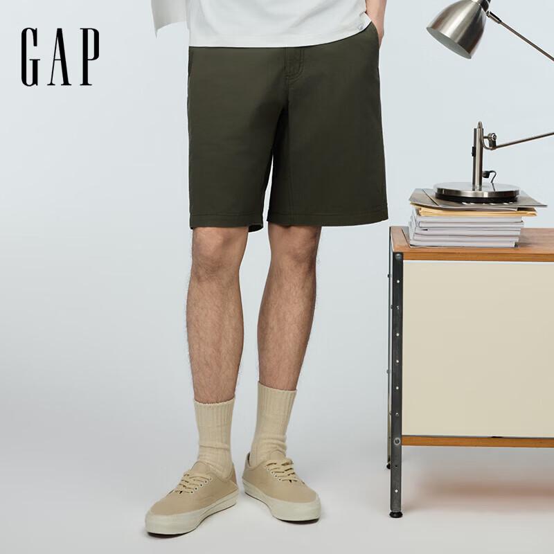GAP Men s Straight Fit Elastic Waist Casual Shorts 185/92A