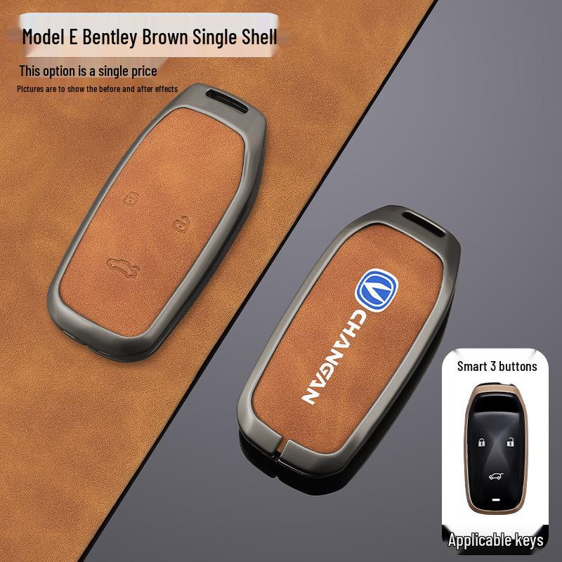 Genuine Leather Key Cover for Changan Oshan Cos1° and Coser Pro MPV