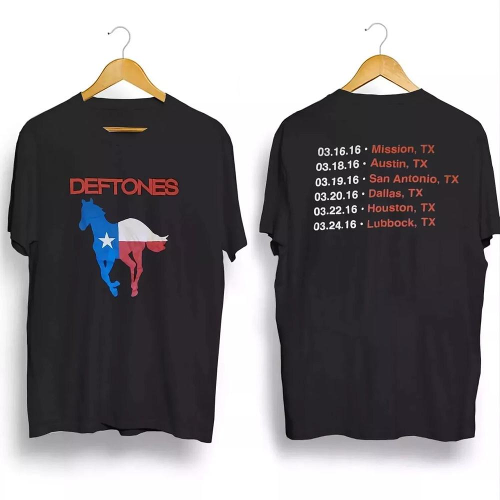 

Deftones Texas Tour T-Shirt 2016 Crosses Team sleep Vintage Shirt 2XL