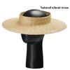 Natural Wheat Straw Sun Hat Women Summer Fashion Big Brim Empty Top Hat Ladies Outdoor Beach Straw Hat Uv Protection Panama Caps