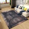 3D Basketball Basketball Cour Area Rug,Carpet Rug for Living Room Bedroom Sofa Doormat Decoration,Kids Play Non-slip Floor Mat