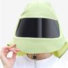 Breathable Sun Protection Mask Anti-UV Women's Sunshade Hat Face Mask Sun Hat  Outdoor