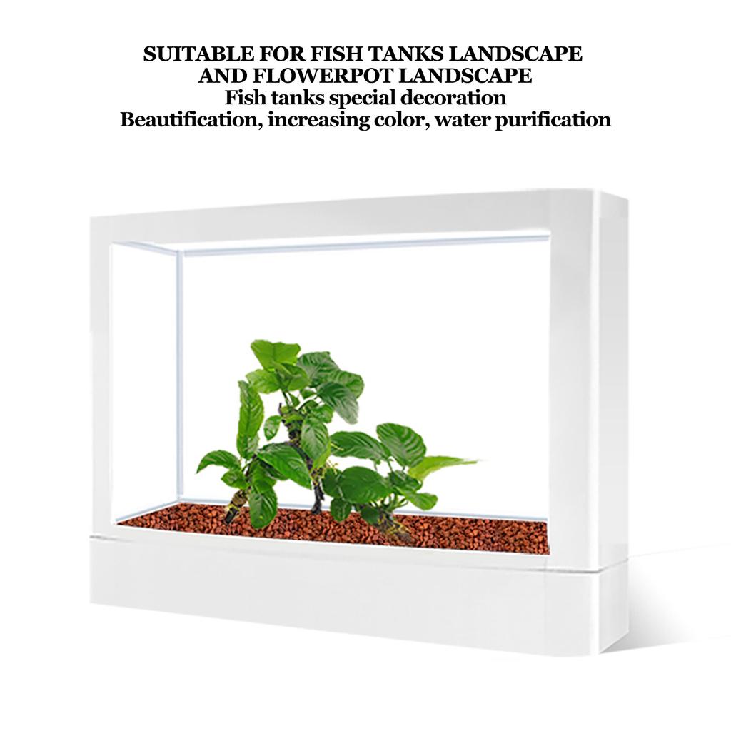 Aquarium Landscaping Gravel Volcanic Sand Fish Decoration Stone Pebbles Colorfast 1L