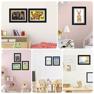 1/2/4Pcs Kids Art Frame Front Opening Kids Artwork Display Frame Changeable Kids Artwork Frame Holds 50-100Works of Art for Kids