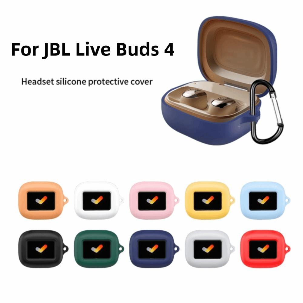 Anti Drop Earphone Case Silicone Earbuds Accessories Bluetooth Headphone Cover for JBL LIVE BUDS 4