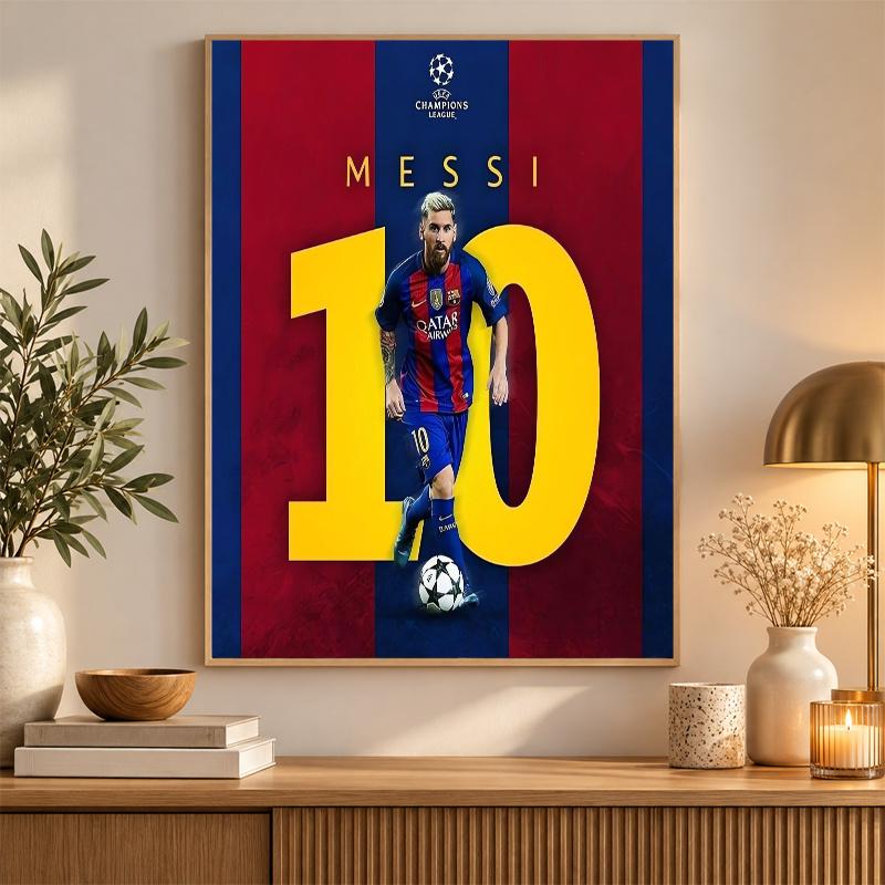 Zestaw do Malowania Diamentami Lionel Messi 5D Pełny Wiertak DIY Mozaika Diamentowa Sztuka Ścienna Wystrój Domu
