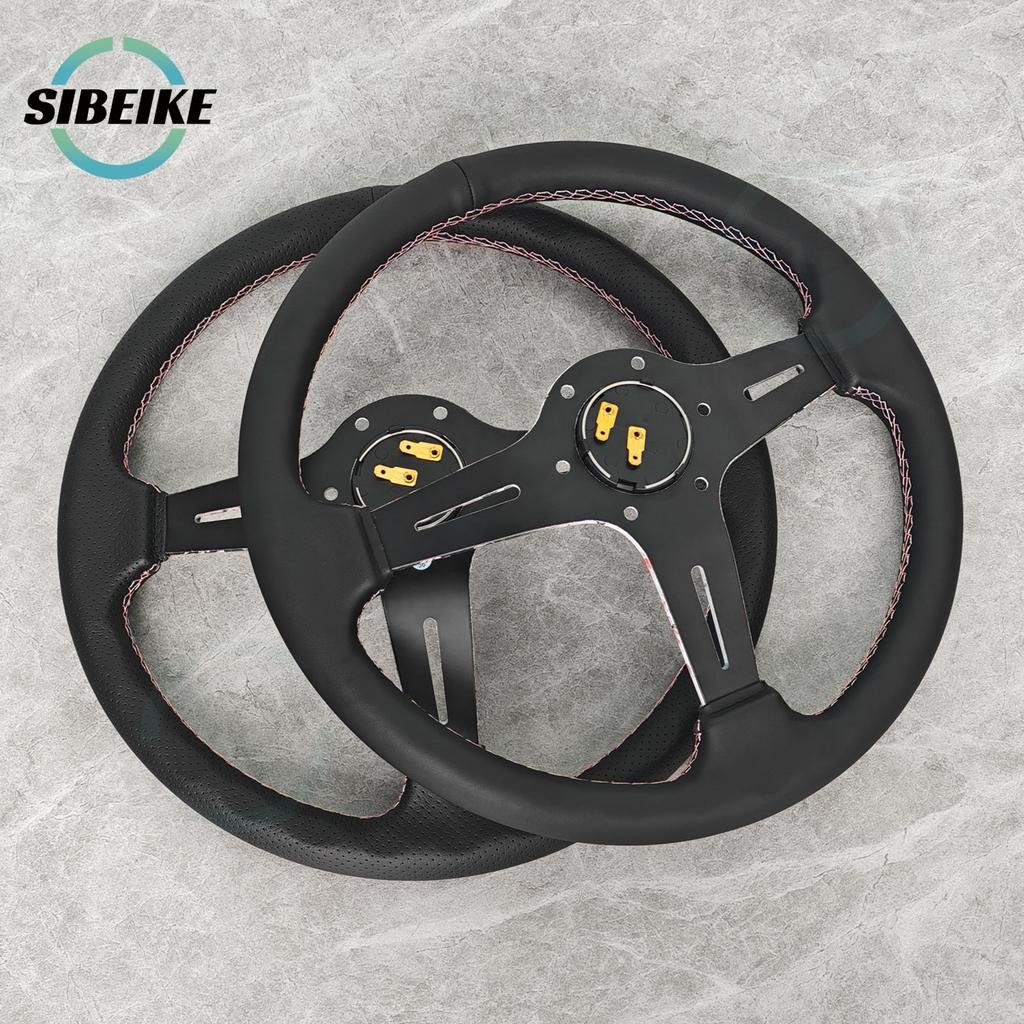 JDM Sakura Flower Spoke Steering Wheel 14inch Modified Car Sports Drift Steering Wheel for Universal