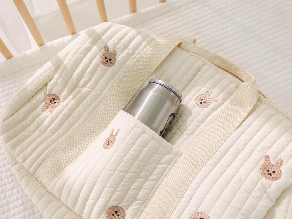 Pastoral Embroidery Travel Bag - Large Capacity, Lightweight, Portable Boston Messenger Handbag