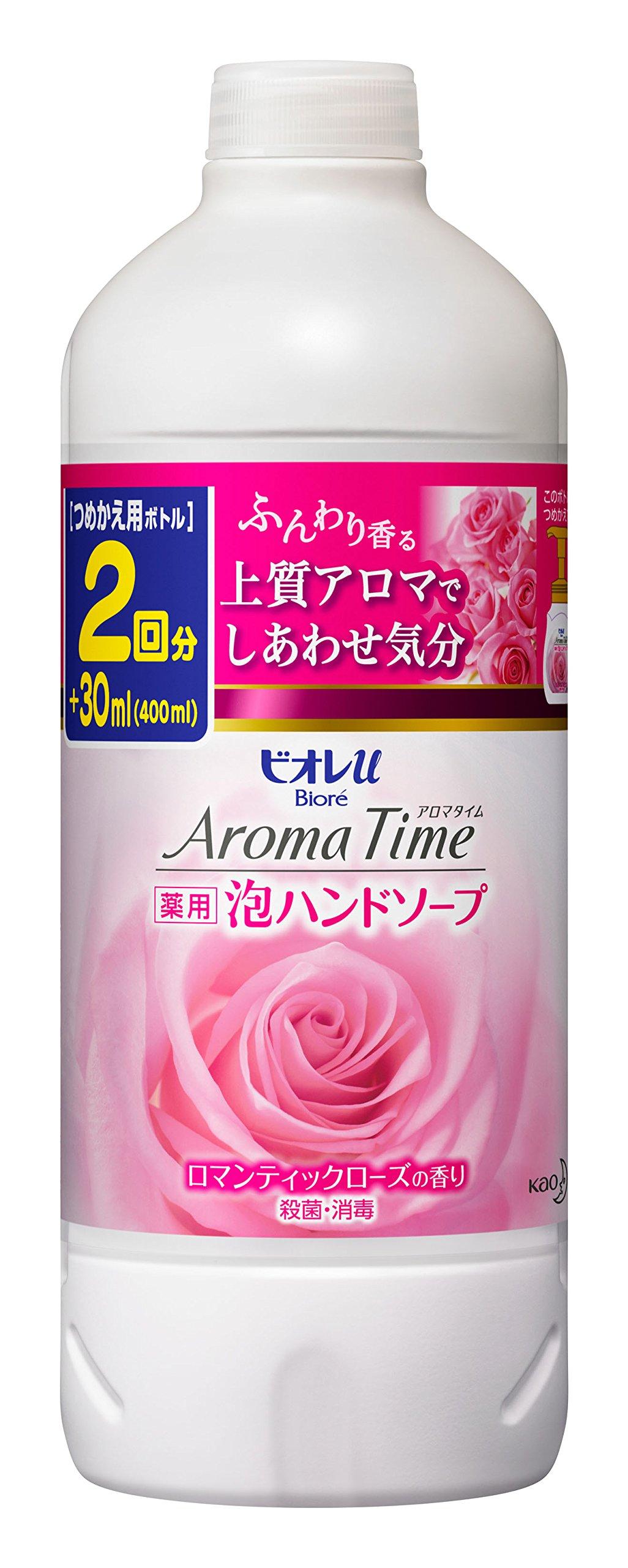 

Biore u Aroma Time Пенное мыло для рук Роза Сменный блок 400 мл