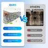 Shuiling Silicone Sink Mat, Heat Resistant -40~230C, Anti-Slip Sink Drain Protector, Kitchen Sink Mat, Plate Holder, Drying Mat (66*35cm*1 Piece)