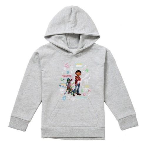 Coco Childrens/Kids Movie Quotes And Colorful Doodles Miguel Dante Heather Hoodie